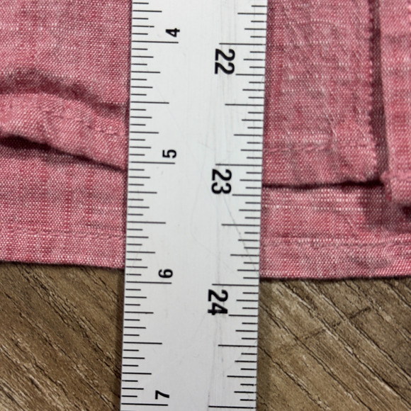 Jachs New York Shirt Men's Medium Pink Short Sleeve Classic Workwear Button-Down - Picture 8 of 9